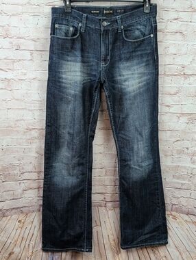 Helix Men's  Dark Blue Bootcut Jeans 32 X 32 New